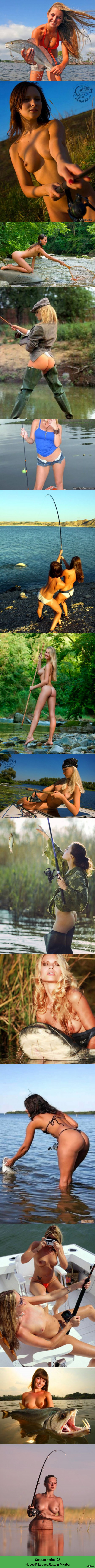 Take a girl fishing? why not! Ch 2 - NSFW, Girls, Boobs, Fishing, Fishing rod, Strawberry, Longpost