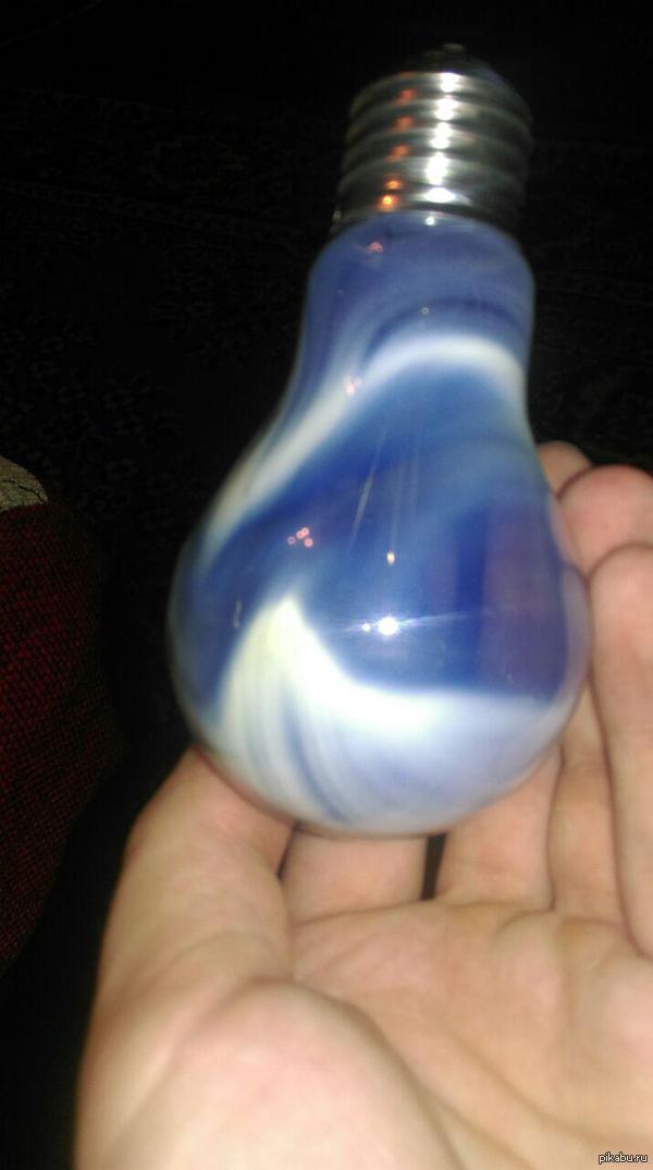 Вот так перегорела лампочка