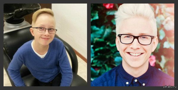 Copy of Tyler Oakley - My, Tyler Oakley, Eduard Redico, Voice children, Bloggers, Comparison