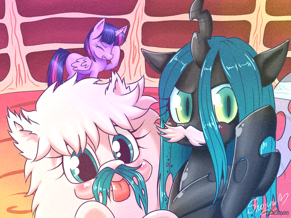 Fluffle Puff and Chrysalis... 