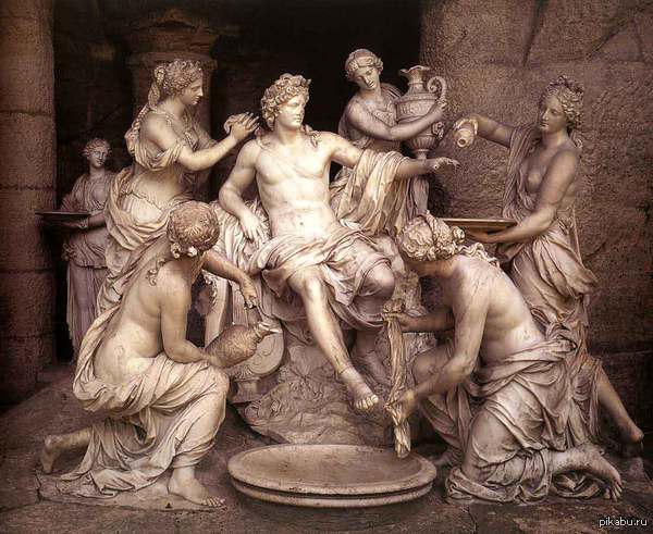 &quot;Apollon and the Nymphs&quot;, Francois Girardon, Gardens of Versailles, Versailles, France, 1666.