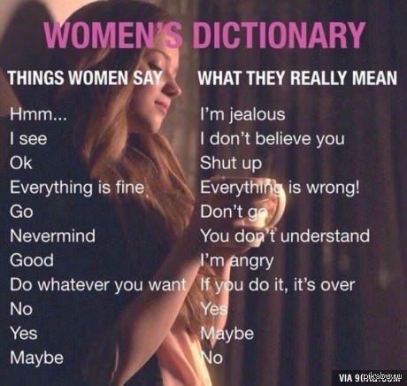 Woman are things