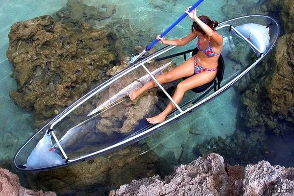 The right boat for a crystal clear lake - NSFW, A boat, Purity, Transparency