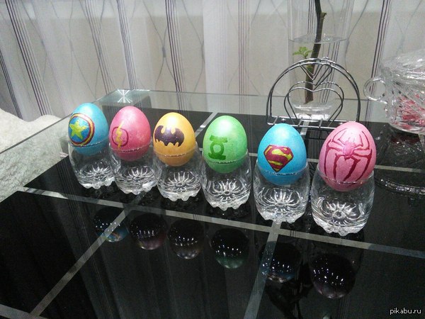 Готовимся к пасхе c Marvel и DC