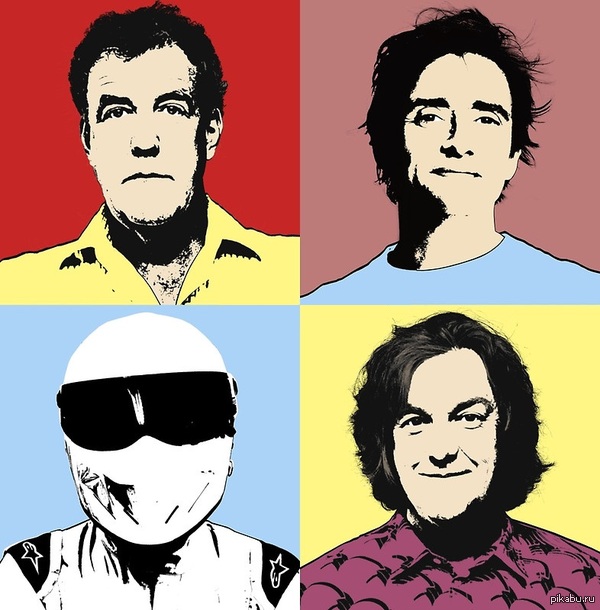 Pop art Top Gear         Top Gear.  @TTaxep    http://www.redbubble.com/people/topgearbox/portfolio