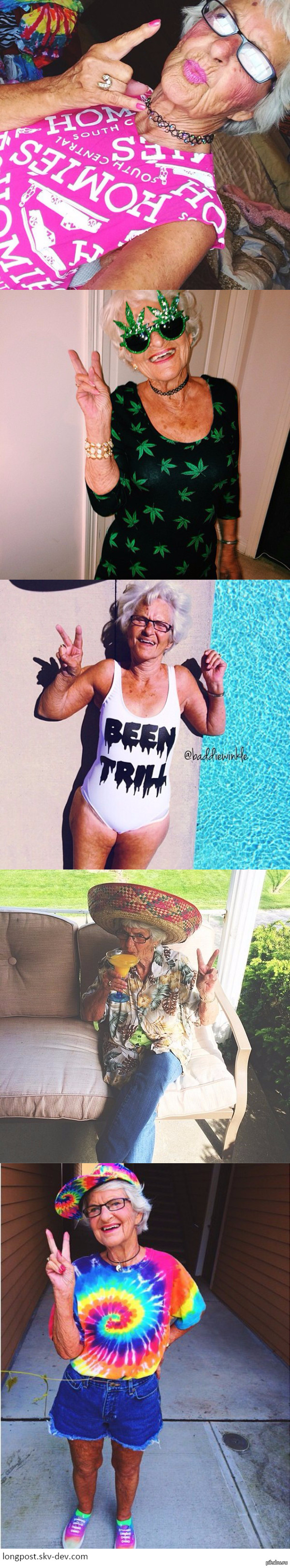 86 -ЛЕТНЯЯ МОДНИЦА СТАЛА ЗВЕЗДОЙ INSTAGRAM! ДЕВИЗ БАБУЛИ: "УВОЖУ МУЖЧИН С 1928 ГОДА"!