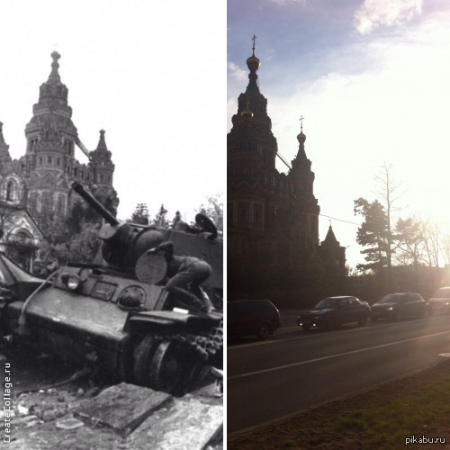 1941/2015 - Петергоф, Время, Фотография