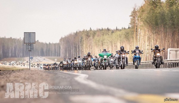 3 Мая успешно открыт мотосезон в Йошкар-Оле