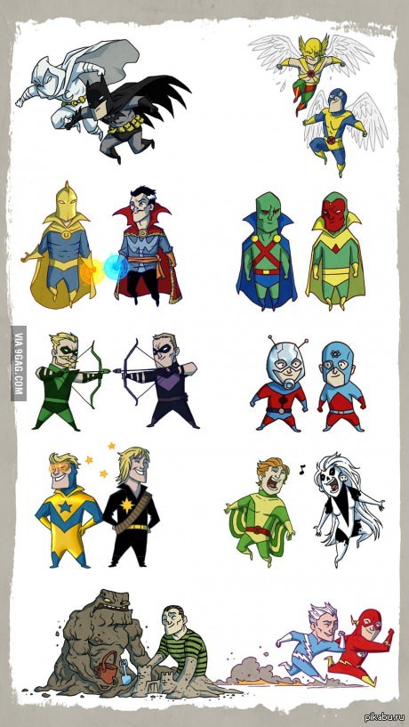 DC  MARVEL