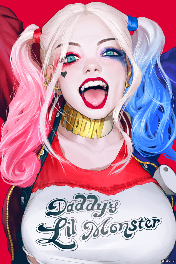 Harley quinn - Rukiana, Harley quinn, Drawing