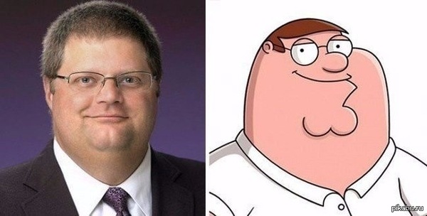 И снова Питер Гриффин в нашем мире.