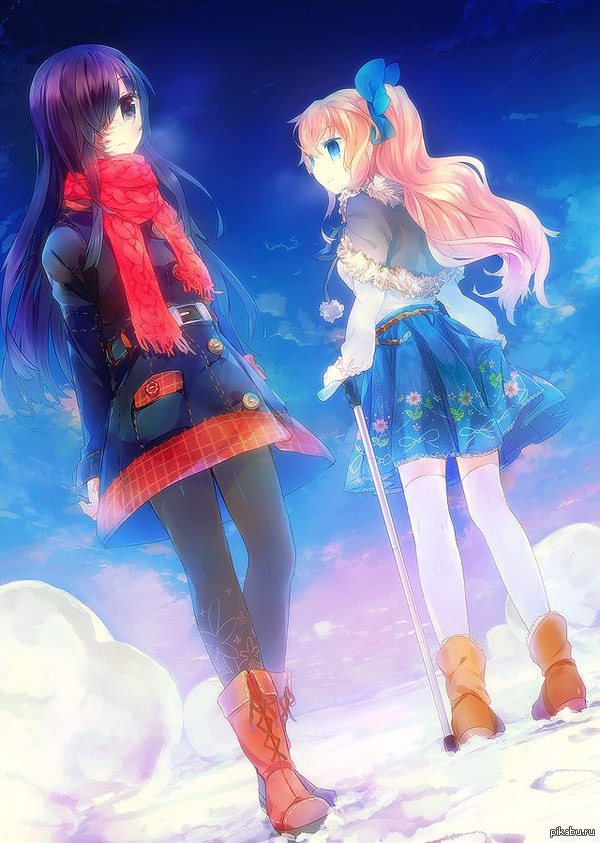 Winter walk - Katawa shoujo, Visual novel, For Diabolus, Anime