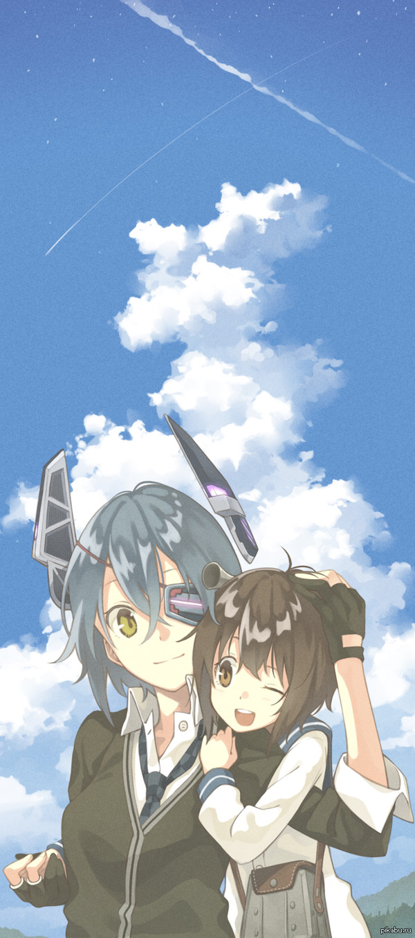 Tenryuu and Yukikaze 