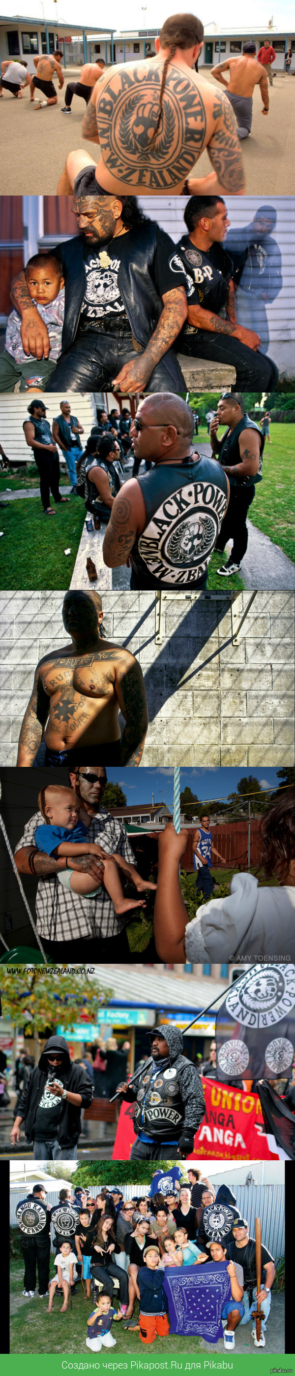  Mongrel Mob,  Black Power.