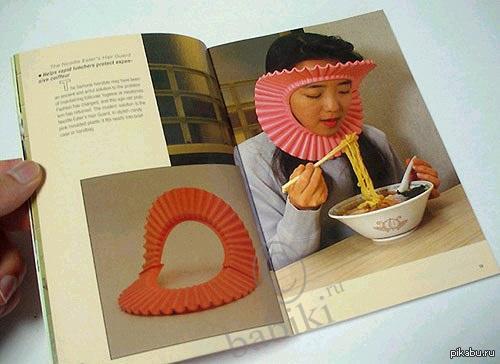 Маска, предотвращающая попадание волос в еду