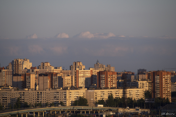 Just sunset and clouds - My, Saint Petersburg, The photo, Clouds, Sunset