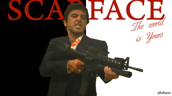 Лицо со шрамом | Пикабу