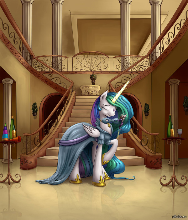 Tender like sun rays in the morning - Art, PonyArt, Princess celestia, My little pony