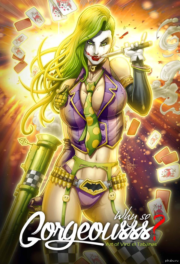 Joker Girl - NSFW, Art, Images, Joker, Dc comics, Rule 63