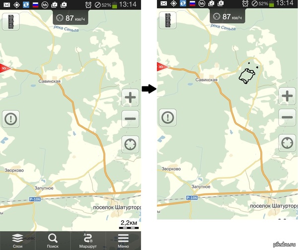Снова забавности на карте