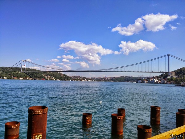 Istanbul , Turkey , bosphorus bridge.    3