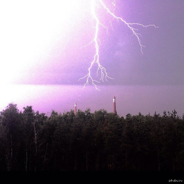 Thunderstorm - My, Voronezh, Lightning, Thunderstorm