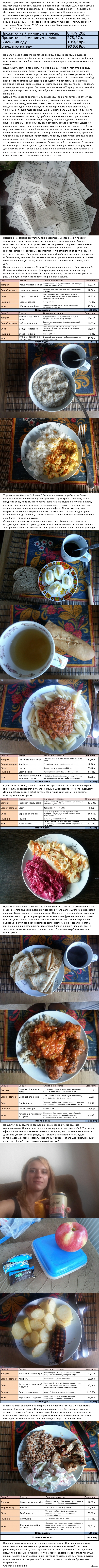 Эксперимент: как прожить на прожиточный минимум
