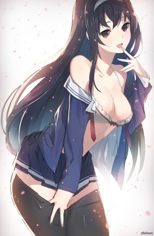 Kasumigaoka Utaha - NSFW, Saekano, Школьная форма, Аниме, Anime Art, Арт, Raemz