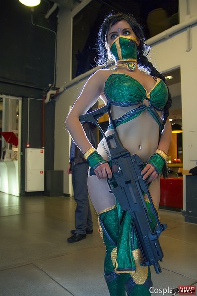 MORTAL KOMBAT COSPLAY  JADE KLEOMK - NSFW, Mortal Kombat, Джейд, Косплей