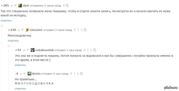 Полицейская М Н О Г О Х О Д О В О Ч К А.