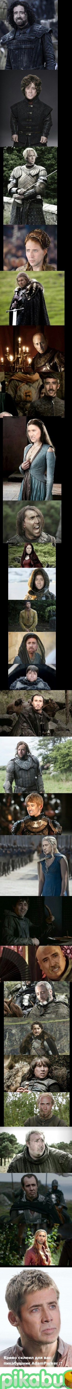 С этой Игрой Престолов мы начали забывать как выглядит Николас Кейдж