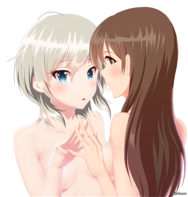 Anastasia & Nitta Minami - NSFW, Аниме, Anime Art, Idolmaster, Takahirokun, Anastasia (idolmaster), Nitta minami, Yuri