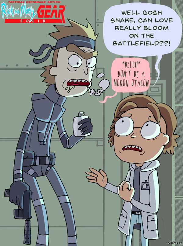 Rick and Morty Gear Solid - ,         ?  -    