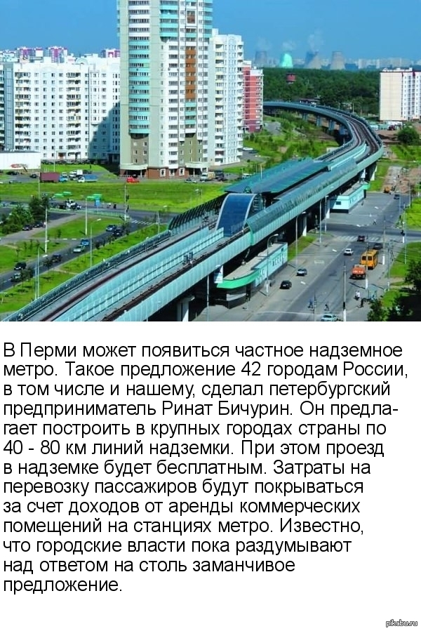 Схема пермского метрополитена