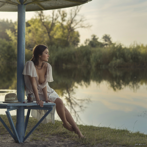 By the water - NSFW, Strawberry, Girls, The photo