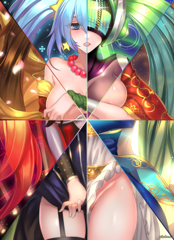 Such a different Sona - NSFW, League of legends, Art, Games, LOL, MOBA, Sona, Sona, Anime