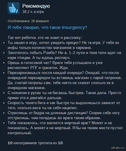 Отзыв о игре Insurgensy