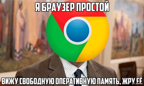 Такой Хром - Оперативная память, Google Chrome