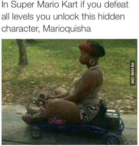 Marioquisha - Black people, Nintendo, Mario, Mario Kart