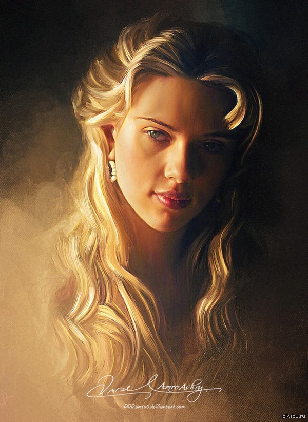 Scarlett Portrait. by Amro Ashry.