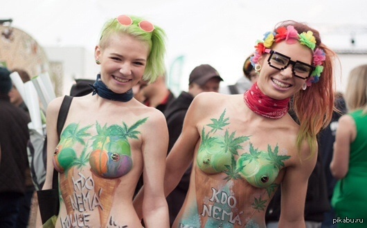 Boobs - NSFW, Boobs, Czech, Rasta, Grass, Legalization