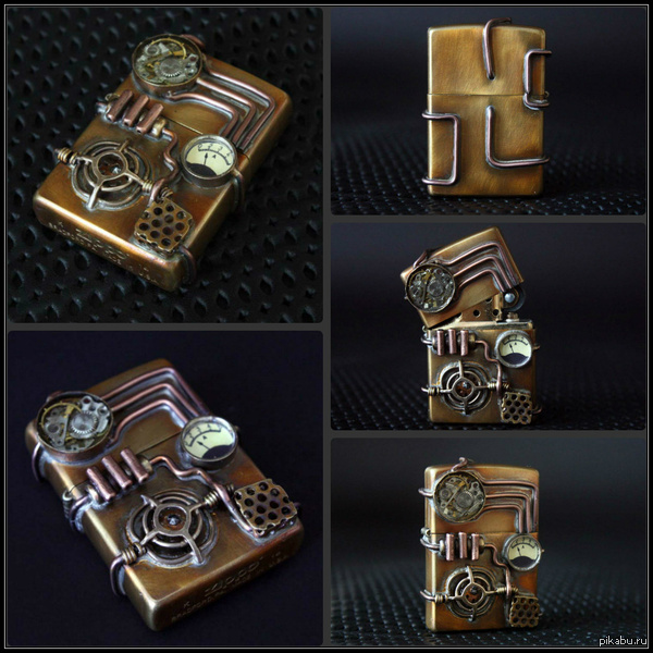 зажигалка Zippo - "Амперная" моя авторская работа.
