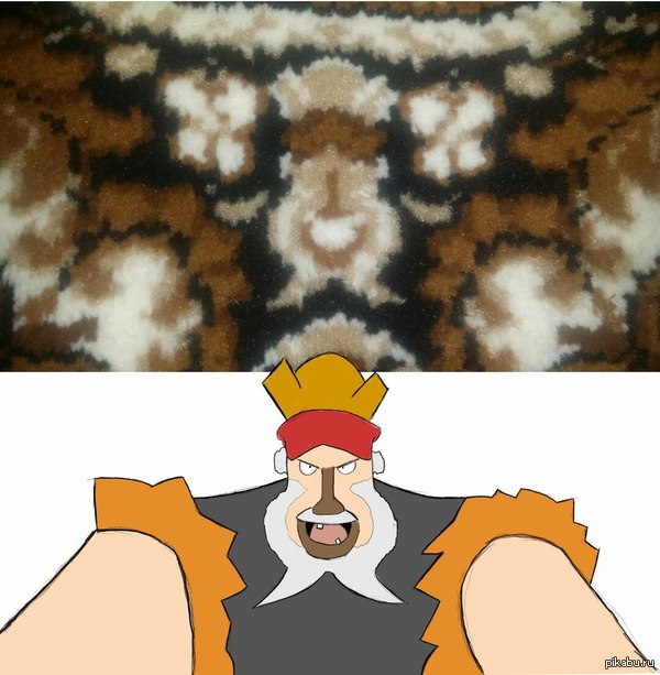 в детстве я любил разглядывать ковер