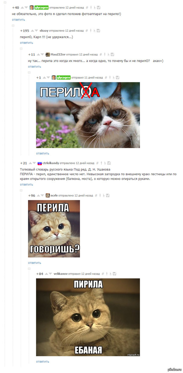 Про пирилу...