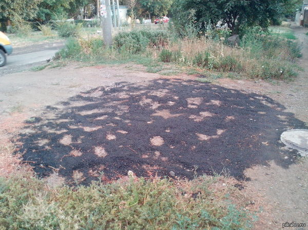 Коротко о том, как чинят дороги в нашем городе.