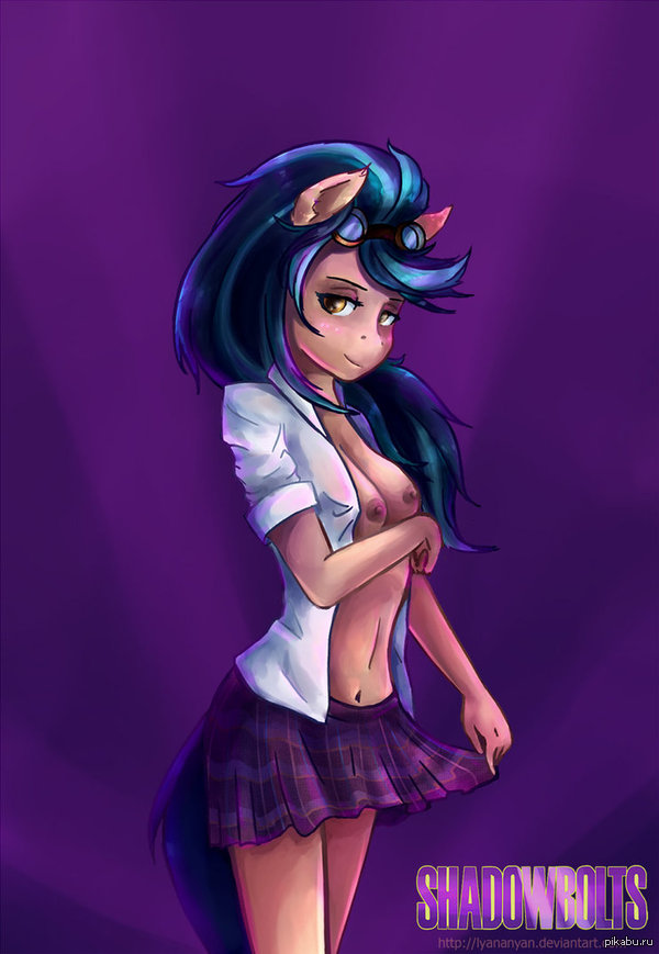 Indigo Zap - NSFW, My little pony, MLP Suggestive, Indigo Zap, Anthro, Art