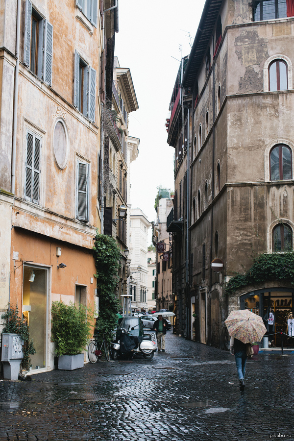Rome after rain. by Nicole Franzen.