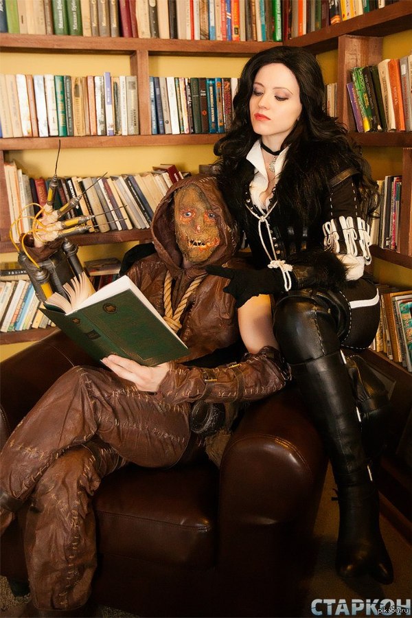 Yennefer and Scarecrow - My, Witcher, Witcher 3, The Witcher 3: Wild Hunt, Yennefer, Scarecrow, Dc comics, Batman: arkham origins