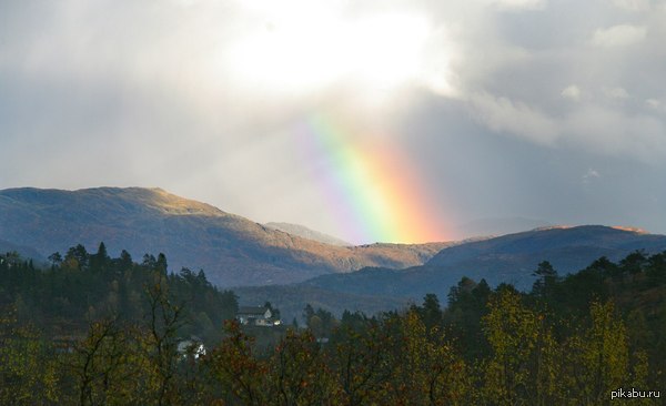 Радуга в горах