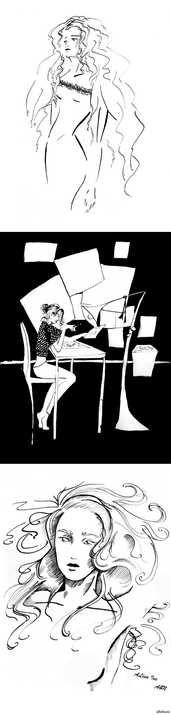 Пером и тушью | Пикабу